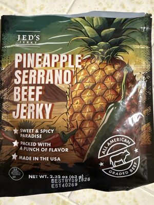 Pineapple Serrano Beef Jerky
