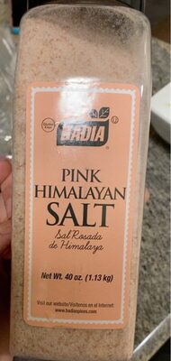Pink himalayan salt