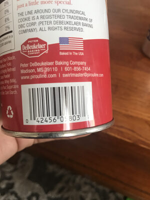 Pirouline dark chocolate wafers