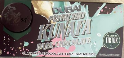 Pistachio Kunafa Dark Chocolate