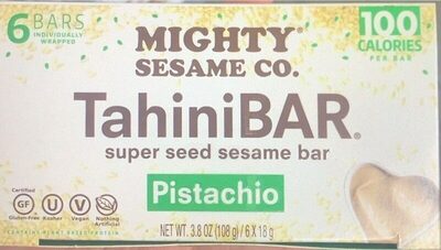 Pistachio Tahini Bar