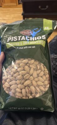 Pistachios Salted & Dry Roasted in shell with sea salt