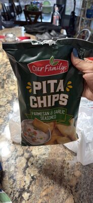 PITA CHIPS Parmesan & Garlic Seasoned