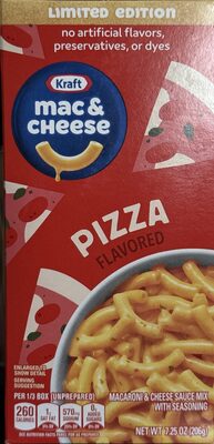 Pizza Flavored Mac & Cheese (dry mix)