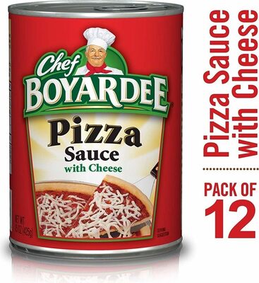 Pizza sauce with cheese