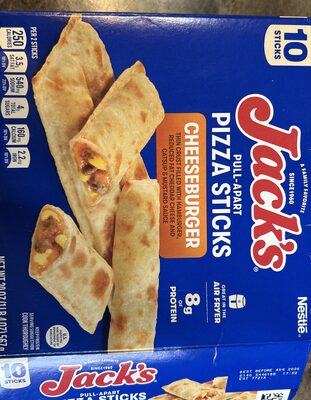 Pizza stick cheeseburger