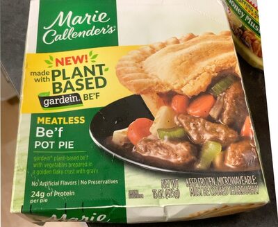 Plant Based Be'f Pot Pie