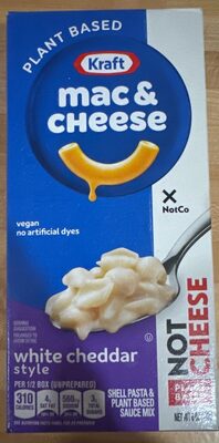 Plant Based Mac And Cheese White Cheddar Style