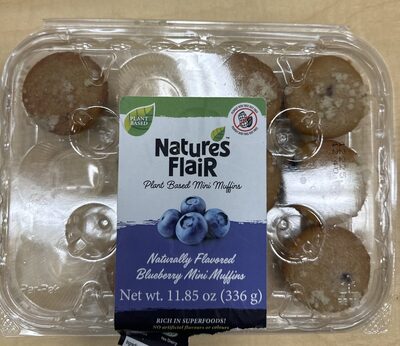 Plant Based Mini Muffins - Blueberry