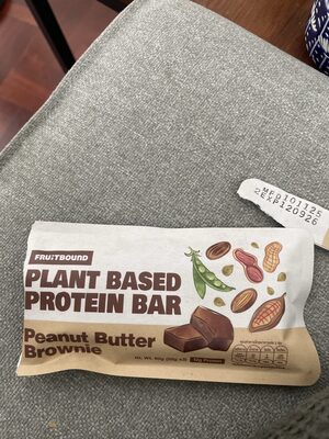 Plant Based Protein Bar Peanut Butter Brownie