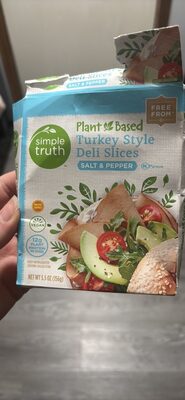 Plant Based Turkey Style Deli Slices Salt & Pepper