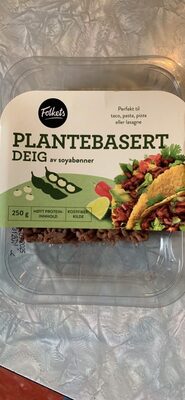 PLANTEBASERT DEIG av soyabønner