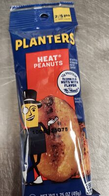 Planters Heat Peanuts Tube