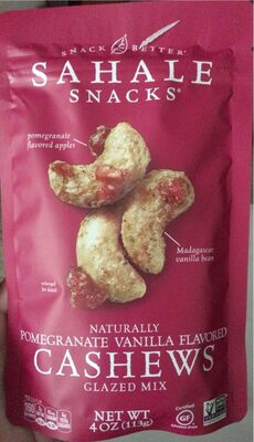 Pomegranate Vanilla Flavored Cashews Glazed Mix