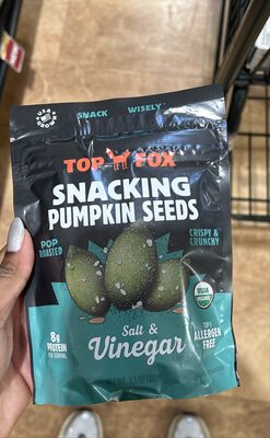 Pop roasted pumpkin seeds