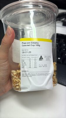 Popcorn Creamy Caramel Cup 100g