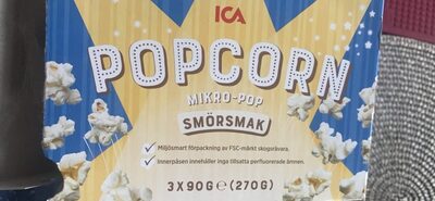 Popcorn Mikro-Pop Smörsmak
