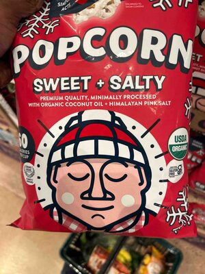 Popcorn Sweet + Salty With Organic Coconut Oil + Himalayan Pink Salt