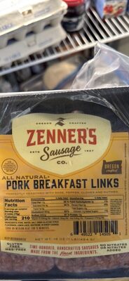 Pork Breakfast Links
