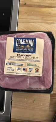 PORK CHOP BONELESS CENTER CUT