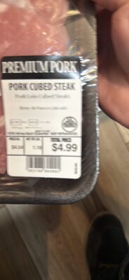 PORK CUBED STEAK