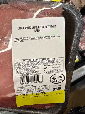 Pork Loin Blade End Roast Boneless