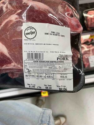 Pork Loin Bone-in Assorted Chops