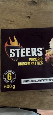 PORK RIB BURGER PATTIES