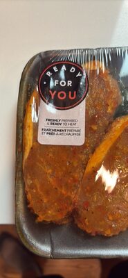 PORK RIB CHOPS ROASTED GARLIC & PEPPER BONELESS, RAW