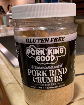 Pork rind crumbs, unseasoned