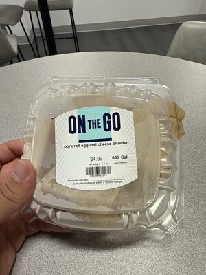 Pork Roll Egg Cheese Brioche