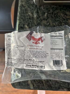 Potato Cheddar Cheese And Jalapeño Pierogi