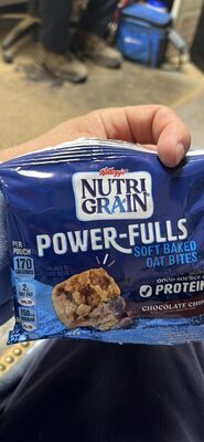 POWER-FULLS SOFT BAKED OAT BITES CHOCOLATE CHIP