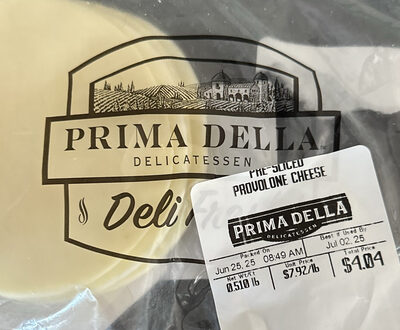 Pre-Sliced Provolone Cheese