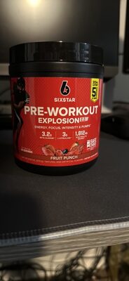 PRE-WORKOUT EXPLOSION 2.0 FRUIT PUNCH