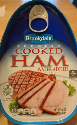 Premium cooked ham water added