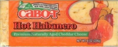 Premium Naturally Aged Cheddar Cheese, Hot Habanero