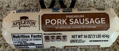 Premium pork sausage