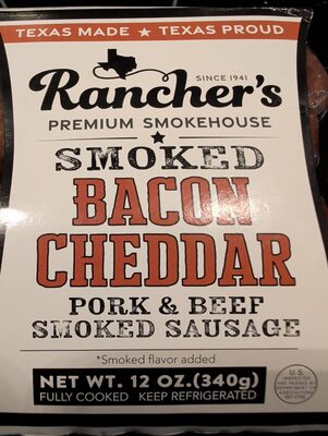 Premium Smoked Bacon Cheddar Pork And Beef Sausage