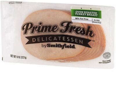 Prime fresh oven roasted turkey breast lunchmeat