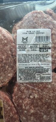 Prime Rib Beef Steak Burger