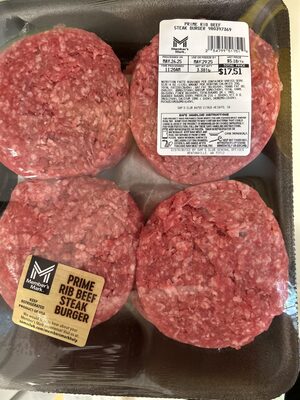 Prime Rib Beef Steak Burger