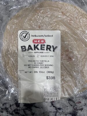 Pro Keto Flour Tortilla