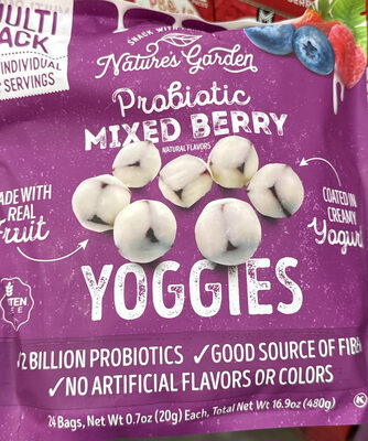 Probiotic Mixed Berry Yoggies