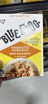 PROBIOTIC PORRIDGE BROWN SUGAR BRÛLÉE