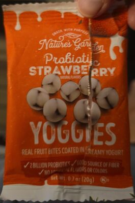 Probiotic Strawberry Yoggies