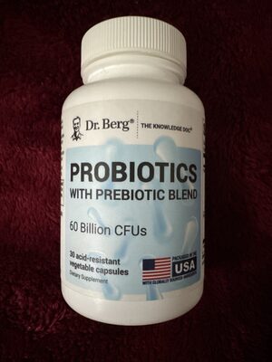 Probiotics With Prebiotic Blend
