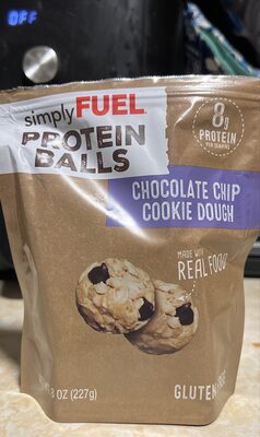 Protein Balls-chocolate chip cookie dough