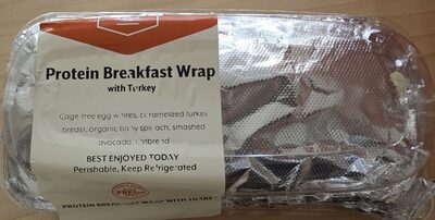 Protein Breakfast Wrap with Turkey