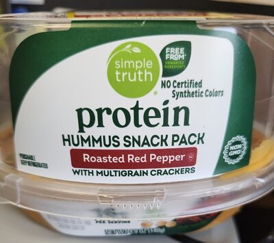 Protein Hummus Snack Pack Roasted Red Pepper